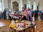 В храме Вознесения Господня с. Дальняя Полубянка Острогожского района совершено соборное богослужение и представлен новый настоятель храма