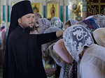 Глава Россошанской епархии возглавил воскресное богослужение в Свято-Ильинском кафедральном соборе города Россошь