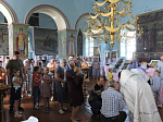 В праздник Преображения Господа Бога и Спаса нашего Иисуса Христа в Спасском храме с. Ближняя Полубянка была совершена Божественная литургия