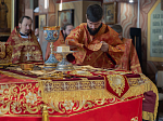 Преосвященнейший Дионисий, епископ Россошанский и Острогожский совершил Божественную литургию в Свято-Ильинском кафедральном соборе г. Россошь