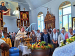 В храме Преображения Господня с. Заболотовка молитвенно встретили престольный праздник