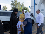 Правящий Архиерей совершил Божественную литургию в храме святых апостолов Петра и Павла с. Репьевка