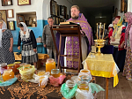 В храме иконы Божией Матери «Казанская» с. Покровка Острогожского района совершены торжественные богослужения и освящен мед