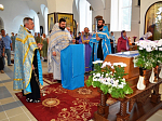 Всенощное бдение в Казанском храме г. Павловска накануне Успения Пресвятой Богородицы
