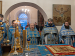 Архипастырь возглавил торжественное Богослужение в храме Покрова Пресвятой Богородицы города Павловска