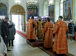 Глава Россошанской епархии совершил Божественную литургию в храме святого мученика Иоанна Воина города Богучар