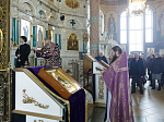 В праздник сорока Севастийских мучеников епископ Дионисий совершил Литургию в Свято-Ильинском кафедральном соборе г. Россоши