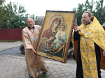 В Михайло-Архангельском храме города Острогожска и на сельских приходах встретили икону Божией Матери «Оршанская»