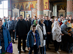 В праздник Входа Господня в Иерусалим епископ Дионисий совершил Божественную литургию в Ильинском кафедральном соборе Россоши