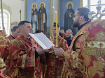 Правящий Архиерей возглавил престольное торжество храма во имя святого мученика Иоанна Воина города Богучара