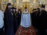 Глава Россошанской епархии, возглавил престольное торжество Тихоновского соборного храма города Острогожска