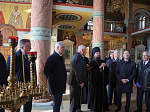 Губернатор и вице-спикер Госдумы проинспектировали ход реставрации Свято-Ильинского кафедрального собора г. Россоши