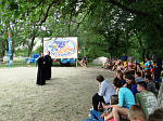 Состоялась встреча священнослужителей Россошанской епархии с молодёжью, отдыхающей в областном краеведческом лагере «Истоки»