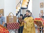 Епископ Россошанский и Острогожский Дионисий совершил Божественную литургию в Воскресенском соборе Белогорского епархиального мужского монастыря