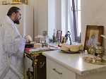 В день престольного праздника Архипастырь совершил Божественную литургию в храме Всемилостивого Спаса города Россошь