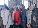 Преосвященнейший епископ Дионисий совершил Божественную литургию в Ильинском кафедральном соборе г. Россошь