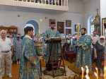 Епископ Дионисий 21 июля, в день празднования Казанской иконы Божией Матери, совершил Божественную литургию в Казанском храме пгт Каменка, центре Каменского благочиния