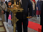 Преосвященнейший епископ Дионисий совершил Божественную литургию в Георгиевском храме села Манино Калачеевского района
