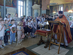 В Неделю 5-ю по Пасхе, о самаряныне, Правящий Архиерей возглавил воскресное богослужение в Свято-Ильинском кафедральном соборе города Россоши