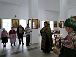 На приходах Богучарского благочиния священник совершил Таинство Соборования