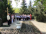Священнослужители Россошанского благочиния приняли участие в митингах ко Дню Великой Победы