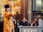 Преосвященнейший епископ Дионисий сослужил Святейшему Патриарху Кириллу за Божественной литургией в день памяти равноапостольных Мефодия и Кирилла