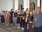 В Казанском храме города Павловска был совершен молебен для выпускников перед экзаменами