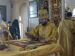 Правящий Архиерей совершил Литургию в Георгиевском храме села Терновое Острогожского района