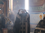 В Великую Среду Преосвященнейший епископ Дионисий совершил Литургию Преждеосвященных Даров в Ильинском соборе