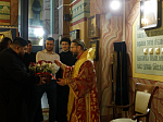 В праздник Светлого Христова Воскресения глава Россошанской епархии возглавил торжественное богослужение в Свято-Ильинском кафедральном соборе г. Россоши