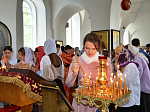 Молебен с будущими выпускниками