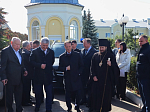 Губернатор и вице-спикер Госдумы проинспектировали ход реставрации Свято-Ильинского кафедрального собора г. Россоши