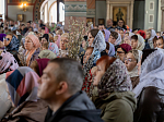 В праздник Входа Господня в Иерусалим епископ Дионисий совершил Божественную литургию в Ильинском кафедральном соборе Россоши