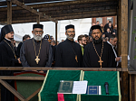 В канун праздника обретения мощей прп. Сергия Радонежского епископ Дионисий сослужил Патриарху Кириллу за всенощным бдением в Троице-Сергиевой лавре