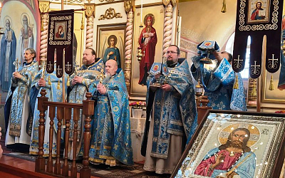 В храме Архистратига Божия Михаила города Острогожска совершено соборное богослужение духовенства Острогожского благочиния