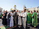 В день памяти прп. Сергия Радонежского Правящий Архиерей Россошанской епархии сослужил Предстоятелю Русской Церкви за Литургией в Троице-Сергиевой лавре