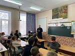 Священнослужитель благочиния посетил одну из школ Ольховатского района