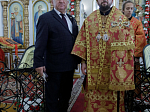 Глава Россошанской епархии совершил Божественную литургию в храме святого мученика Иоанна Воина города Богучар