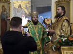 Епископ Россошанский и Острогожский Дионисий сослужил наместнику Данилова ставропигиального мужского монастыря, епископу Солнечногорскому Алексию за Божественной литургией в день 75-летия