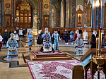 Епископ Россошанский и Острогожский Дионисий вместе с Архипастырями епархий Воронежской митрополии совершил Божественную литургию