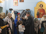 Правящий Архиерей возглавил воскресное богослужение в храме Рождества Пресвятой Богородицы города Россошь