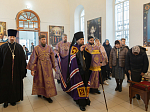 В Неделю вторую Великого поста Преосвященнейший епископ Дионисий совершил Литургию в Покровском храме с. Шапошниковка