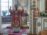 Епископ Россошанский и Острогожский Дионисий совершил Литургию в храме святых апостолов Петра и Павла с. Репьевка