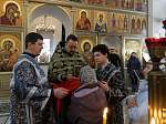 В среду четвертой седмицы Великого поста Преосвященнейший епископ Дионисий совершил Литургию Преждеосвященных Даров в храме Богоявления Господня села Сухой Донец