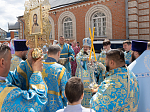 Епископ Дионисий 21 июля, в день празднования Казанской иконы Божией Матери, совершил Божественную литургию в Казанском храме пгт Каменка, центре Каменского благочиния