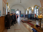 Правящий Архиерей совершил Божественную литургию в храме Покрова Пресвятой Богородицы села Осиковка Кантемировского района