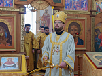 Глава Россошанской епархии совершил Божественную литургию в храме Рождества Пресвятой Богородицы села Никольское-1