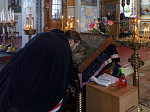В пятницу первой седмицы Великого поста Глава Россошанской епархии совершил Литургию Преждеосвященных Даров в храме Вознесения Господня города Калач