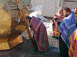 Освящение креста для обновленного купола Вознесенского храма