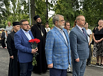 В селе Белогорье состоялось открытие и освящение отреставрированного парка Победы